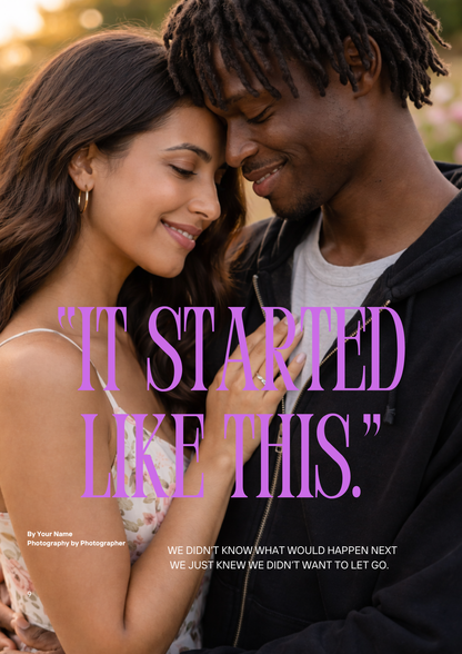 The Valentine Edition – A Personalized Love Magazine