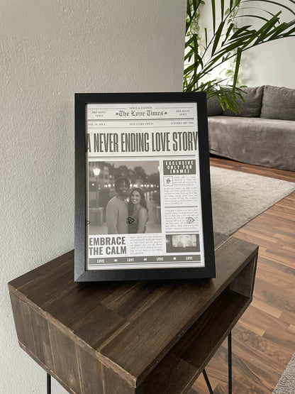 The Love Times – A Valentine’s Day Newspaper